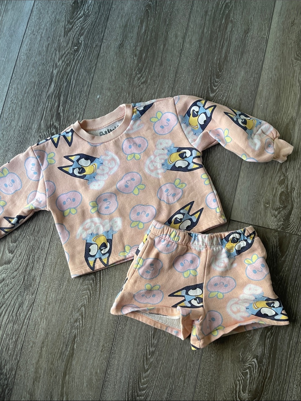 BLUEY Toddler Peach Two-Piece Pajama Set